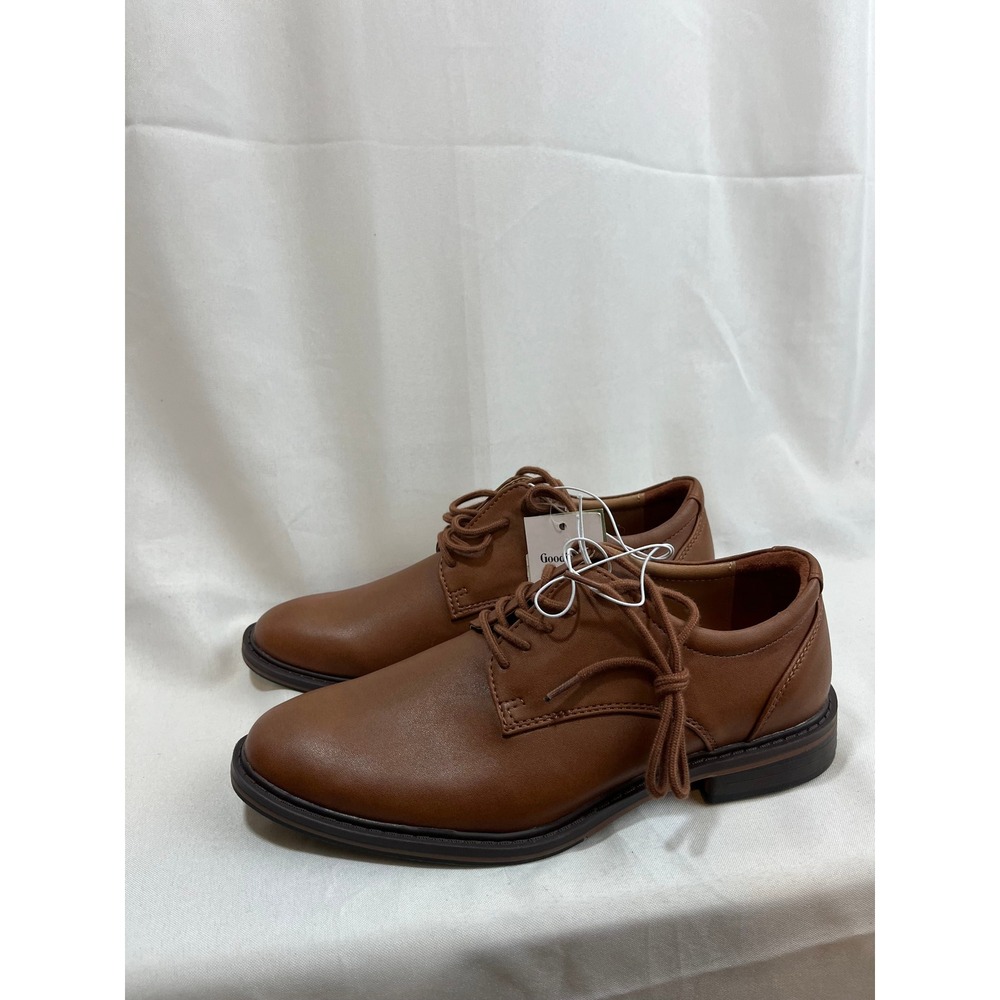 Goodfellow & Co Mens Brown Dress Shoes Lace Up Oxford Cognac Size 7 NEW